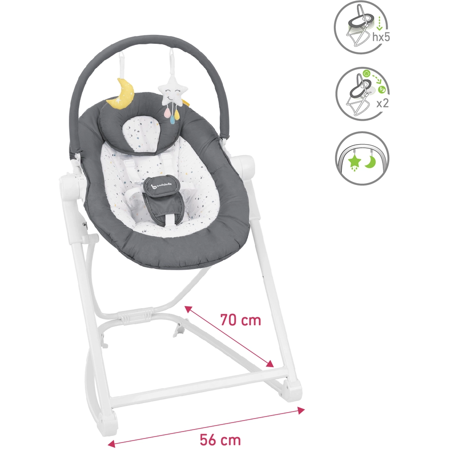 badabulle Babywippe Compact'up Moonlight