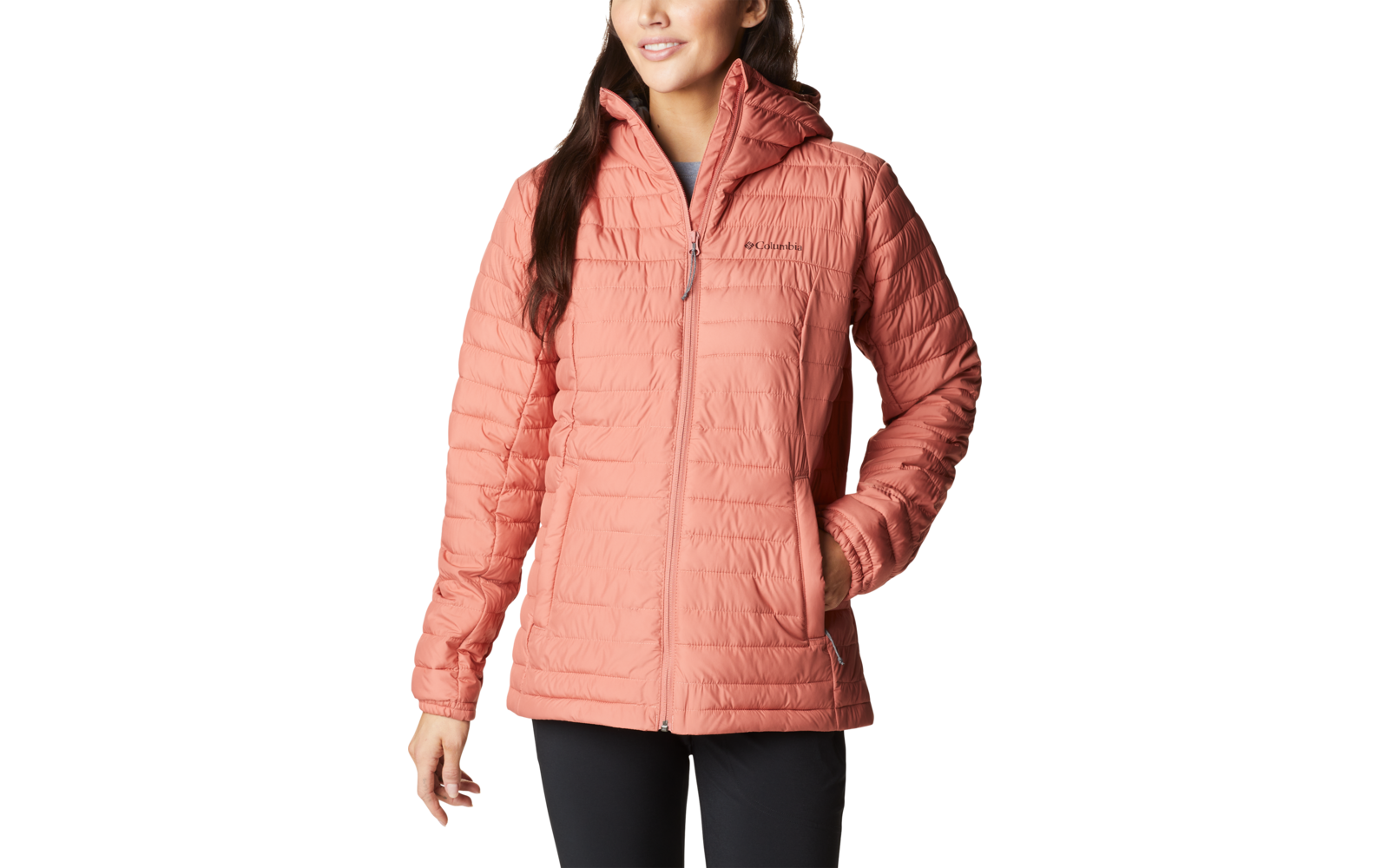 Columbia Silver Falls Hooded Damen Kapuzenjacke dark coral