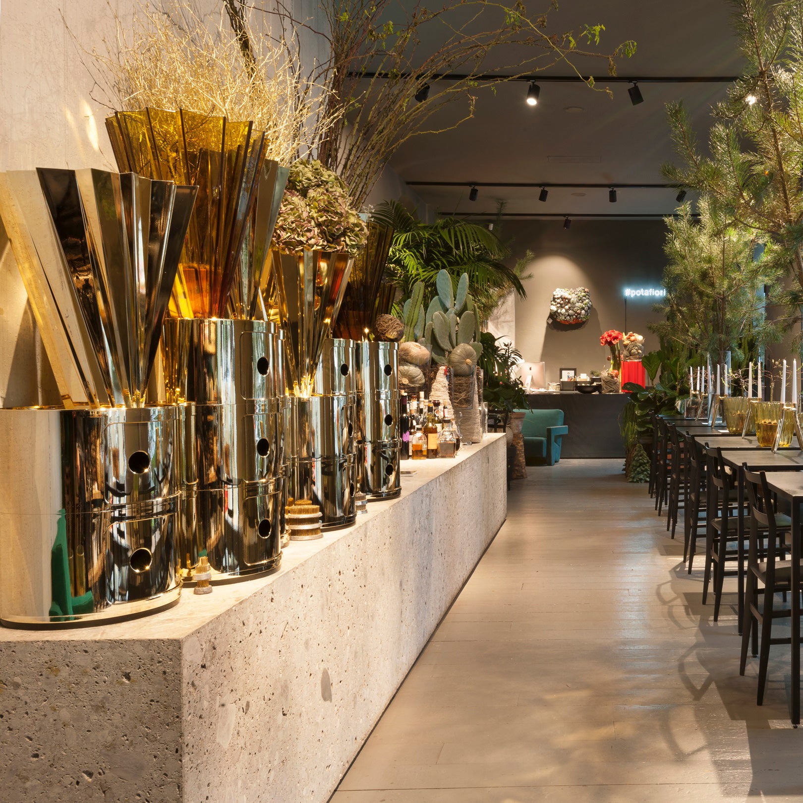 Kartell Componibili Kast - 3 Modules - Goud