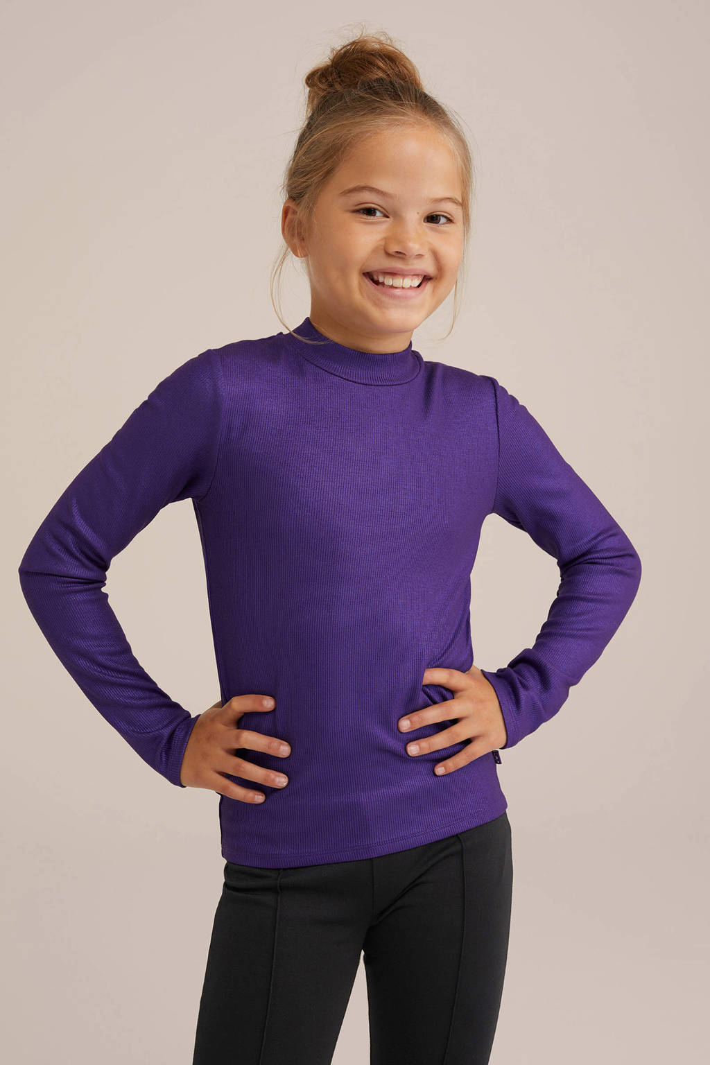 WE Fashion longsleeve paars