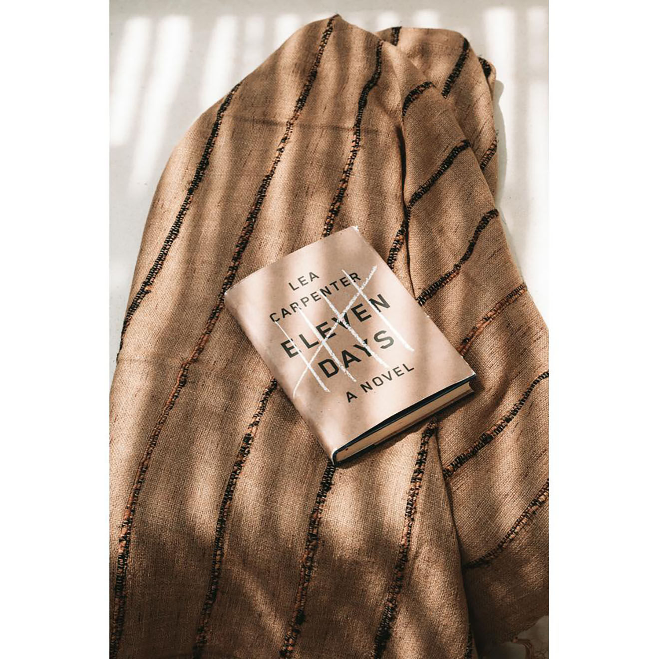 Bazar Bizar Plaid s'il vous Plaid beige/noir - 130x170 cm
