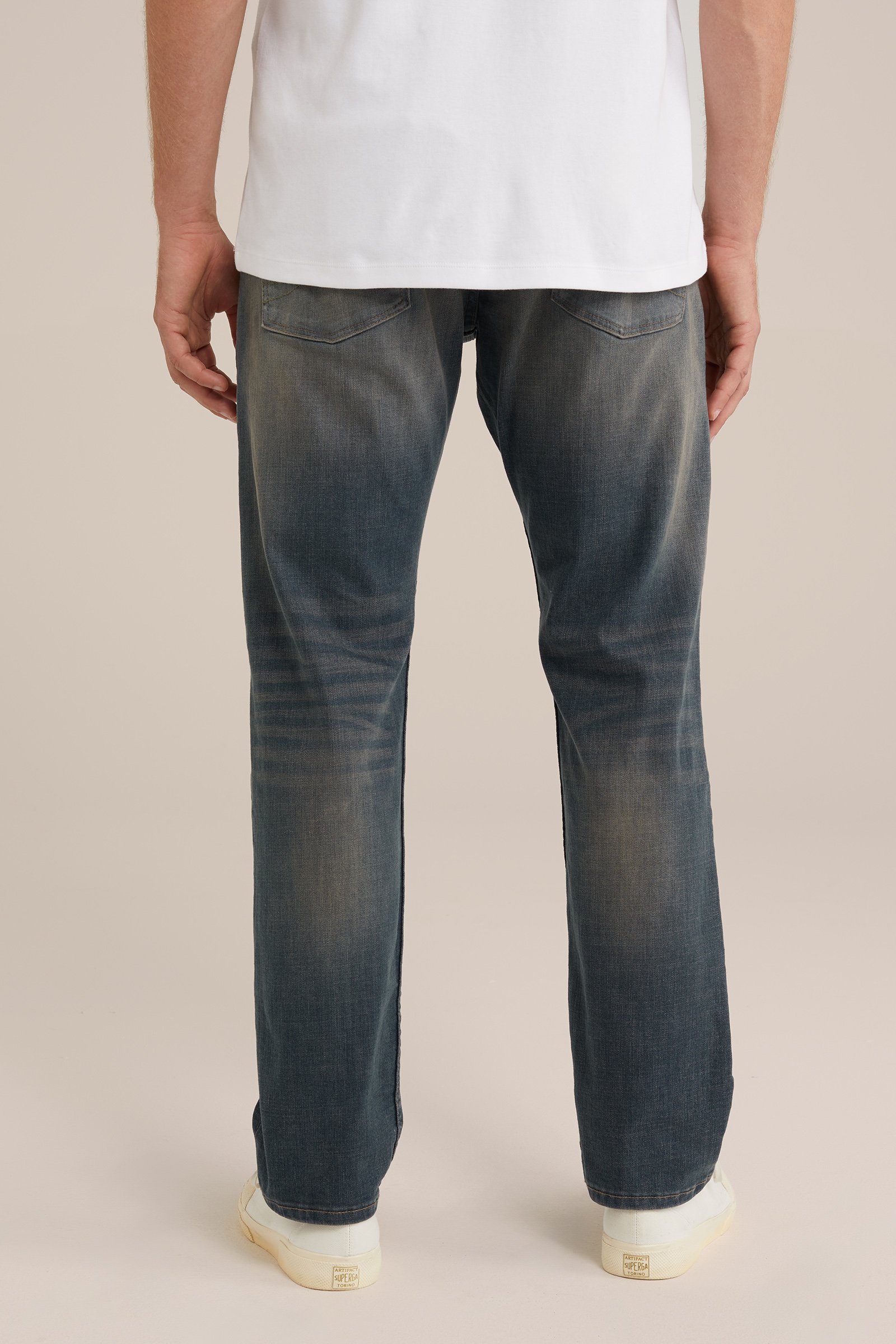regular fit jeans met medium stretch Blue Ridge Grijsblauw