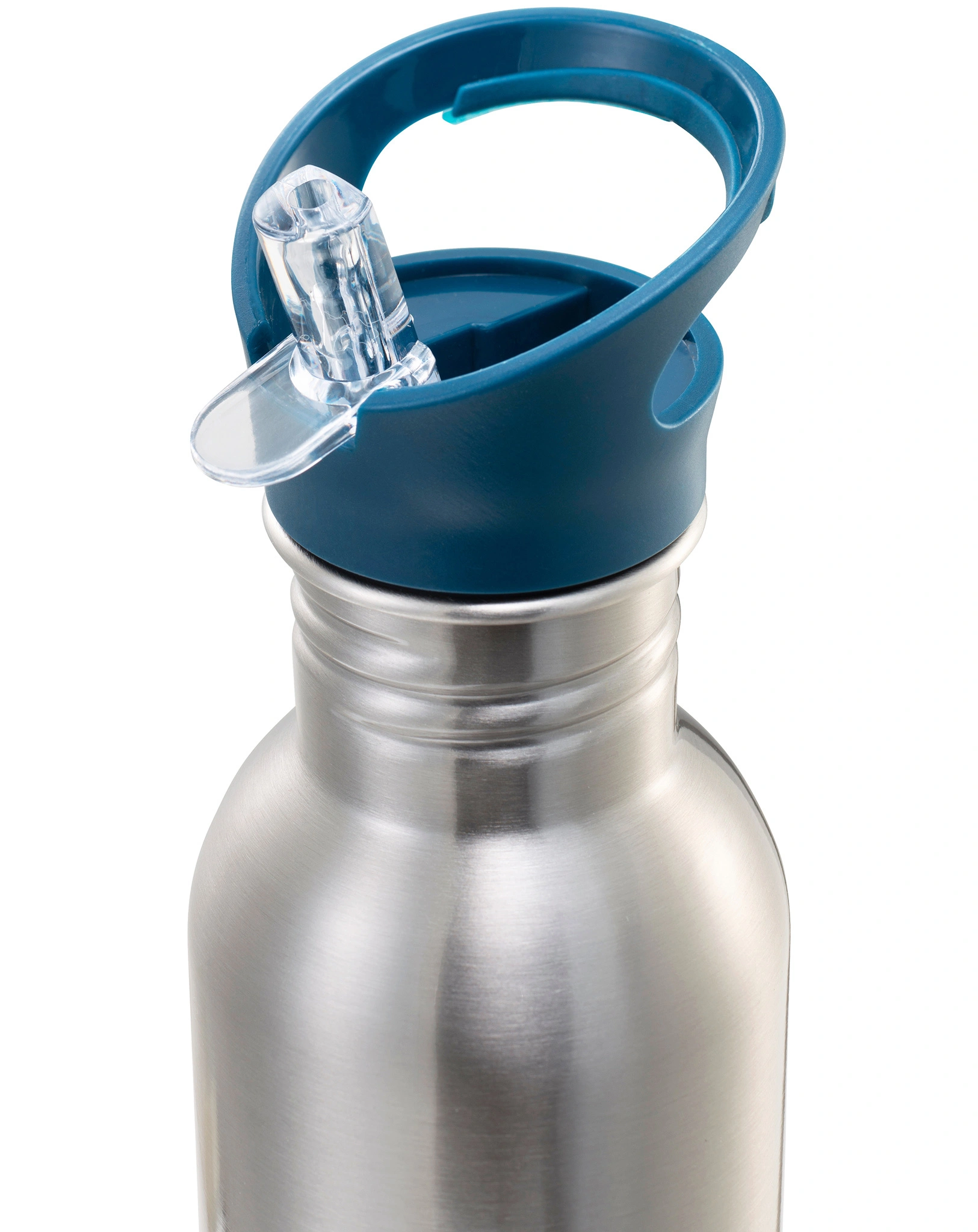 Edelstahl-Trinkflasche  MAGIC JOE (0,6l) in silber/blau