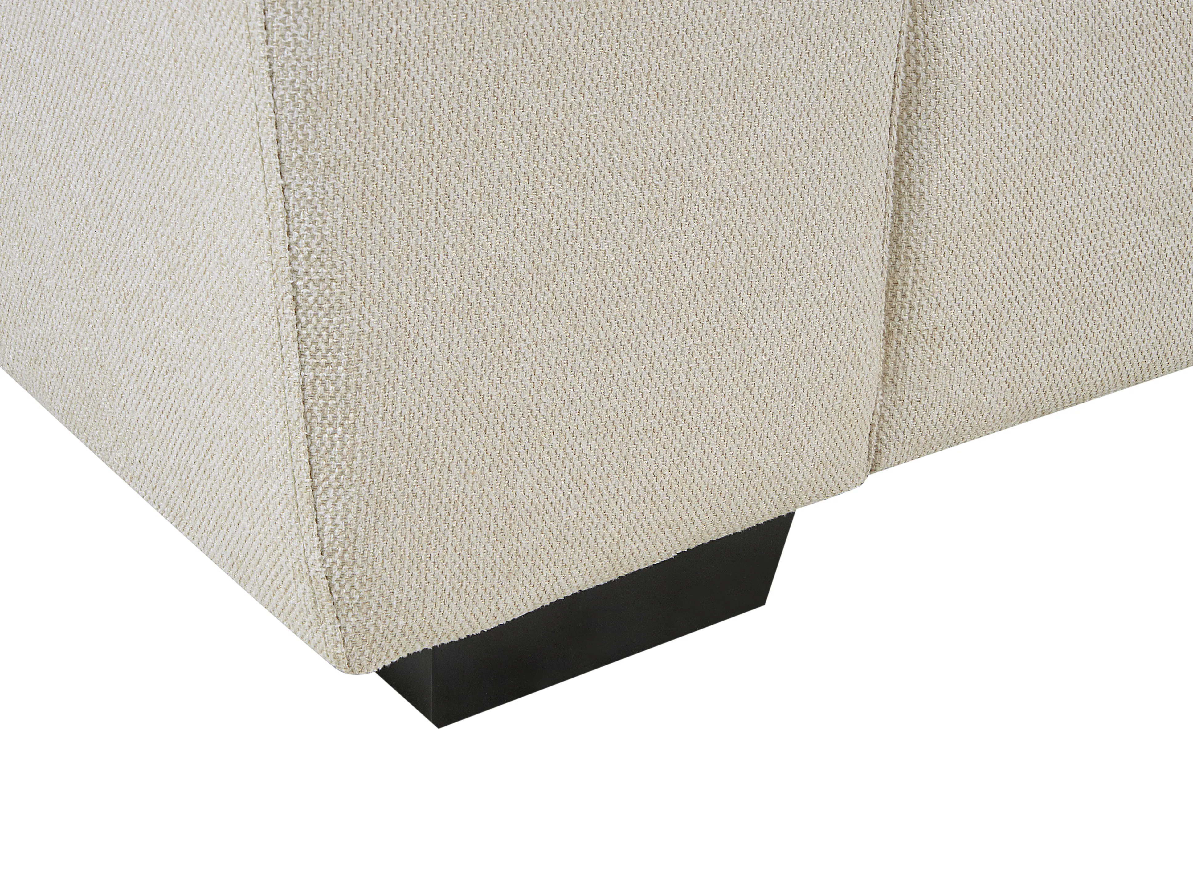 Bank 2-zits VOGAR Stof Lichtbeige