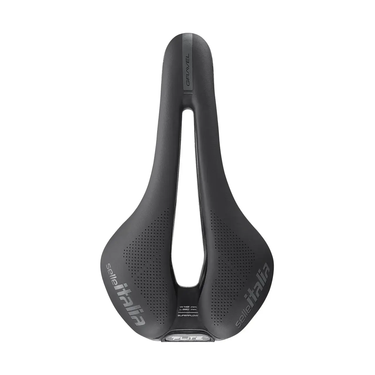 Selle Italia FLITE Boost Gravel TI 316 Superflow L3 Zwart