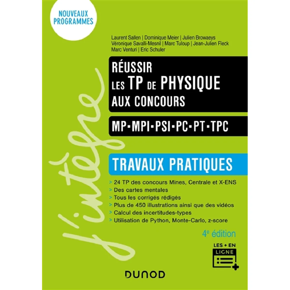 Réussir les TP de physique aux concours : MP, MPI, PSI, PC, PT, TPC : travaux pratiques