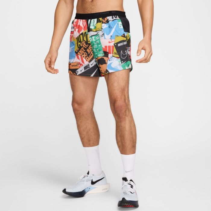 Nike Herre Shorts Dri-FIT Run Energy Stride 5 Inch Shorts Sort