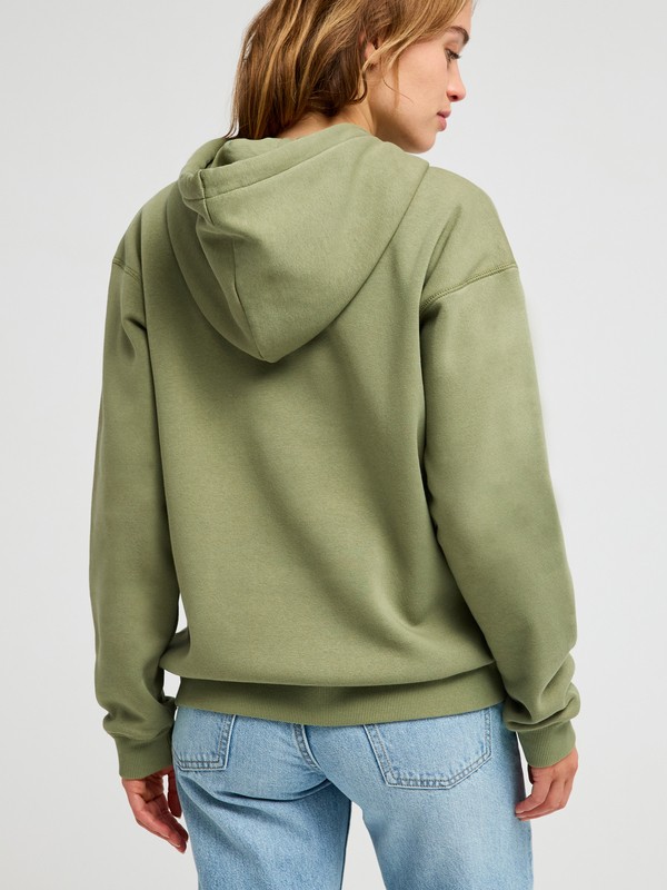Surf Stoked Brushed Art Sweat à capuche Vert Femme