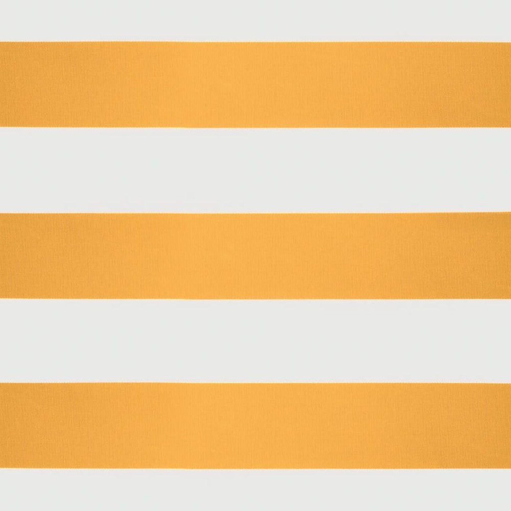Auvent rétractable jaune et blanc 4,5x3 m tissu et aluminium