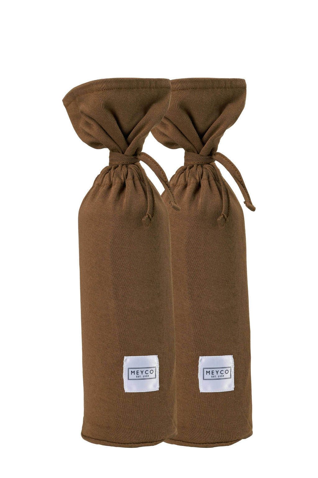 kruikenzak Basic jersey - set van 2 chocolate