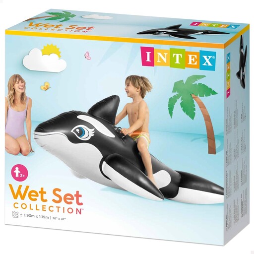 Baleia Orca Inflável Intex 193x119 cm