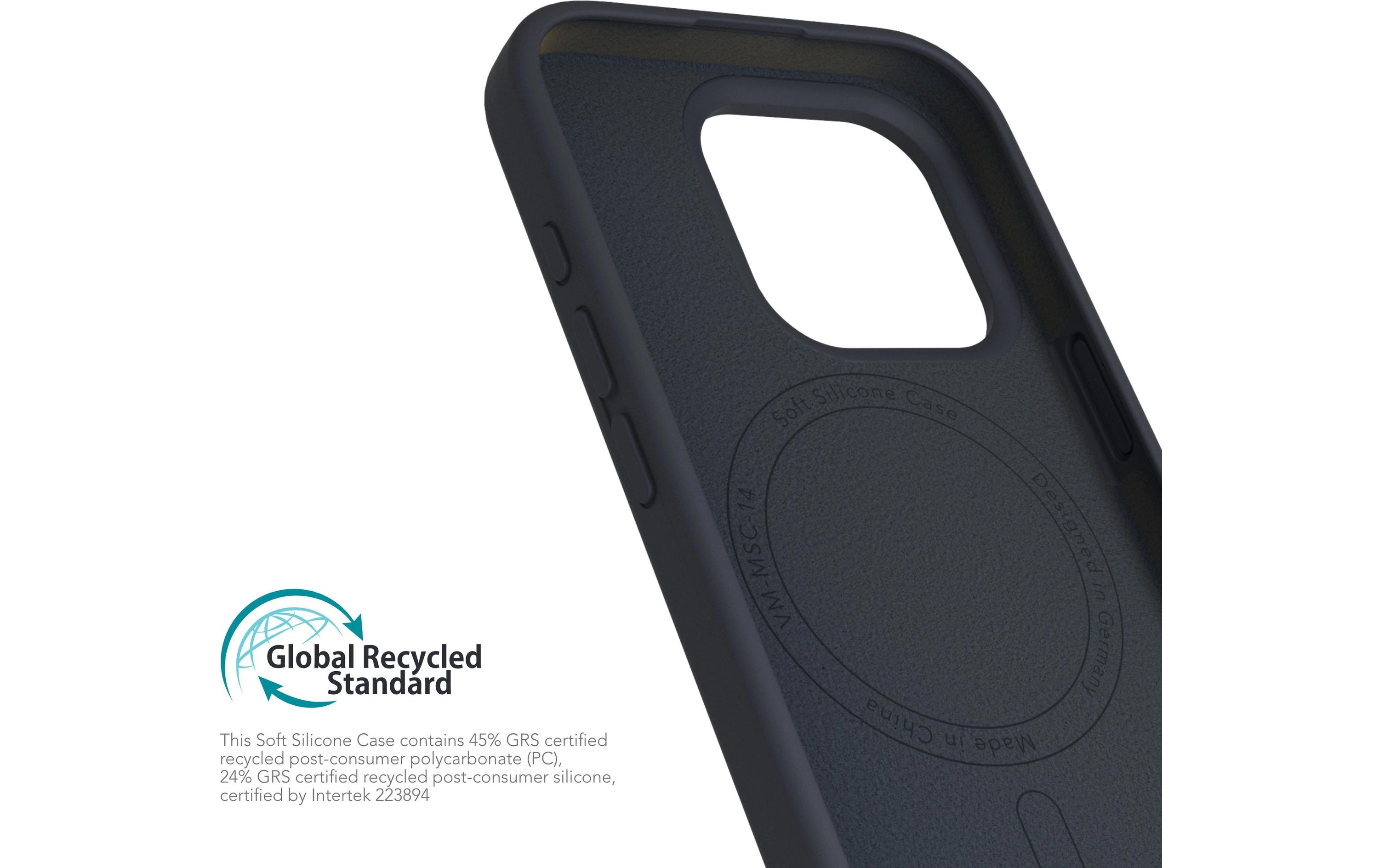 Back Cover Soft Silicone iPhone 16 Pro Max NavySilicone Backcover für das Apple iPhone 16 Pro Max
