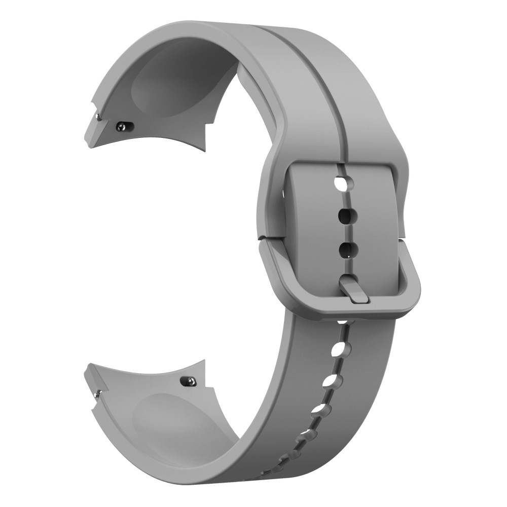 Samsung Galaxy Watch 4 Classic (42mm) Ersatz Sport Silikon Armband Split Design (Gelenkumfang: 180 - 230mm) - Grau