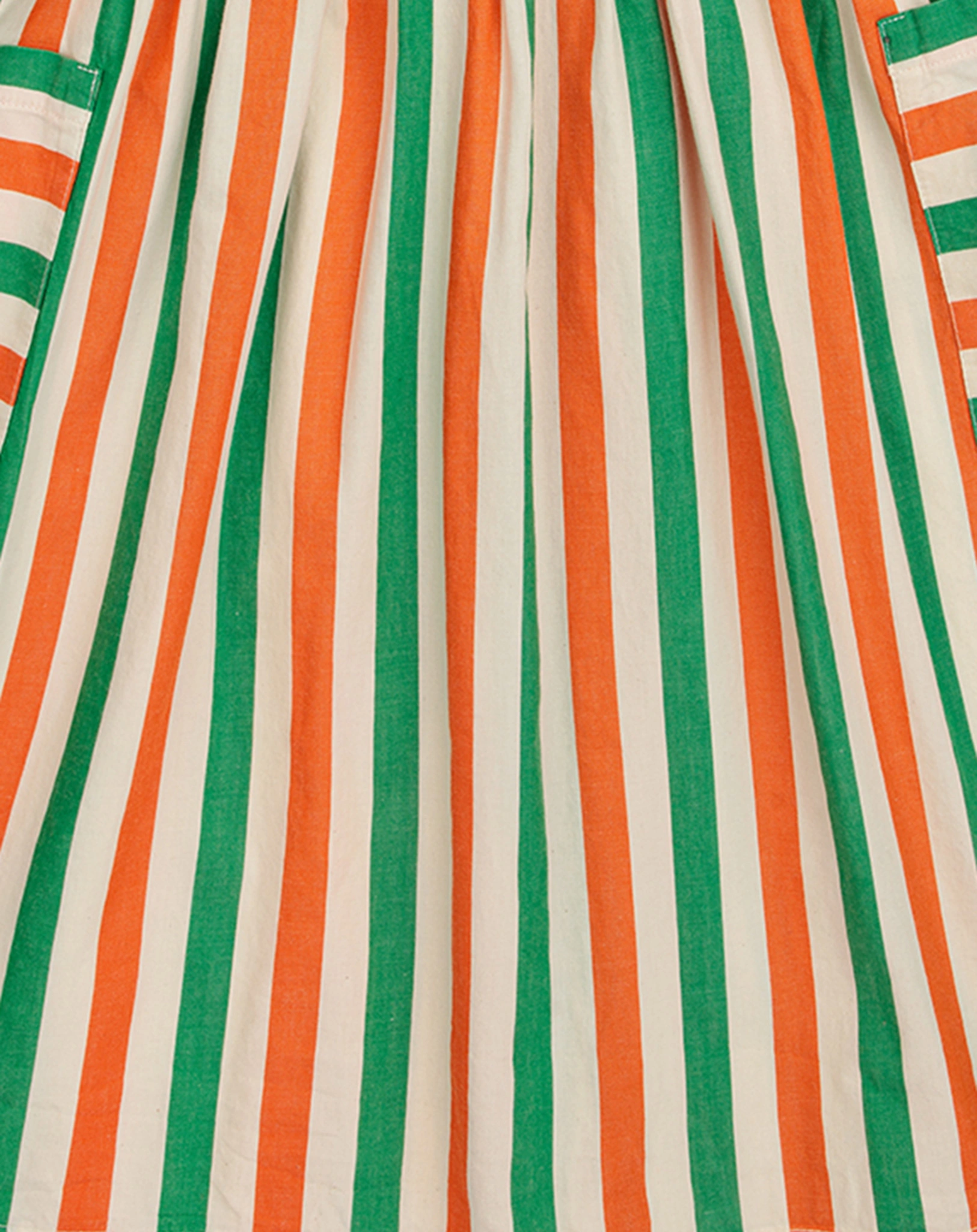 Trägerkleid VERTICAL STRIPES in offwhite