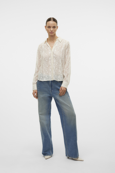Vero Moda ecru dames blouse