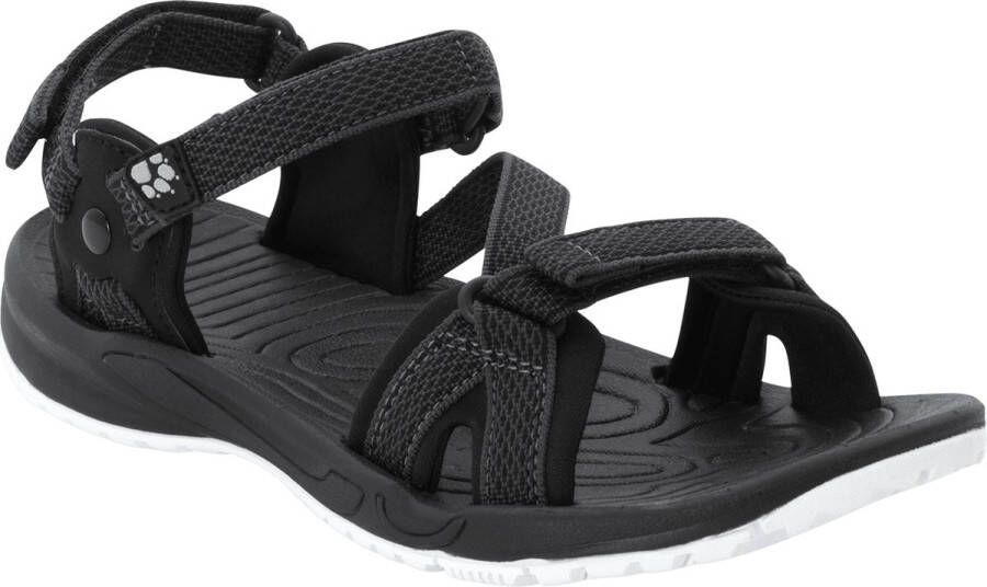 Jack Wolfskin Lakewood Ride Sandal Women Duurzame trekkingsandalen Dames 39.5 blauw bluish grey rose