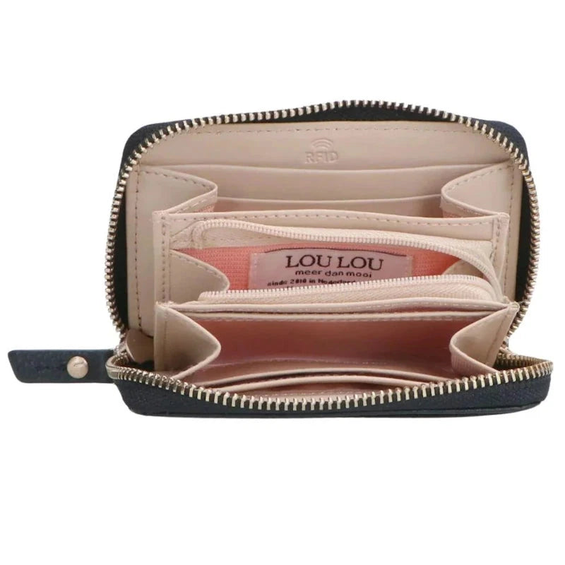 LouLou Essentiels Portemonnee RFID Petit Emilie Black Gold