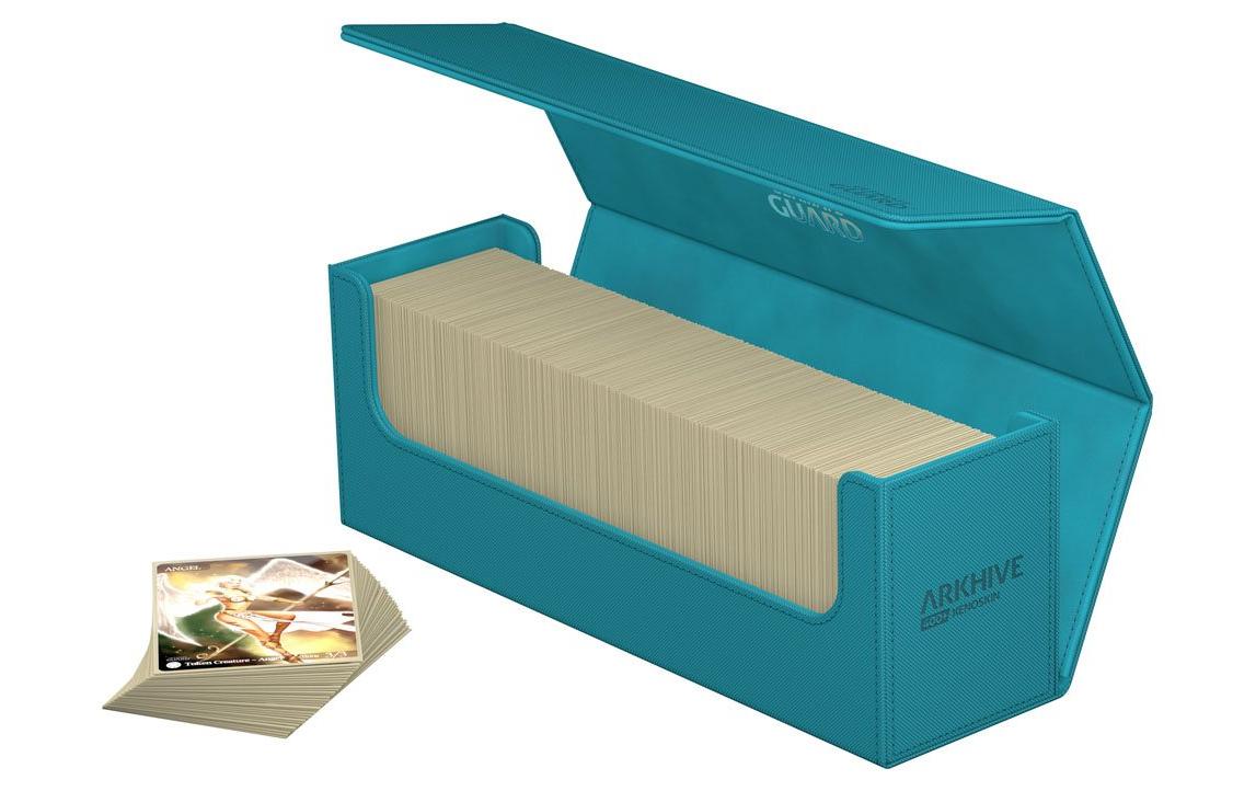 Kartenbox XenoSkin Arkhive Monocolor 400+ PetrolblauHochwertige Box für Sammelkarten in Standardgrösse