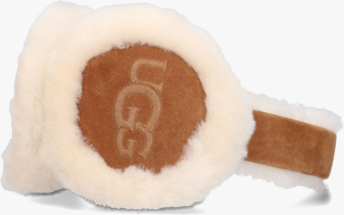 UGG cognac ugg oorwarmer sheepskin embroidery earmuff