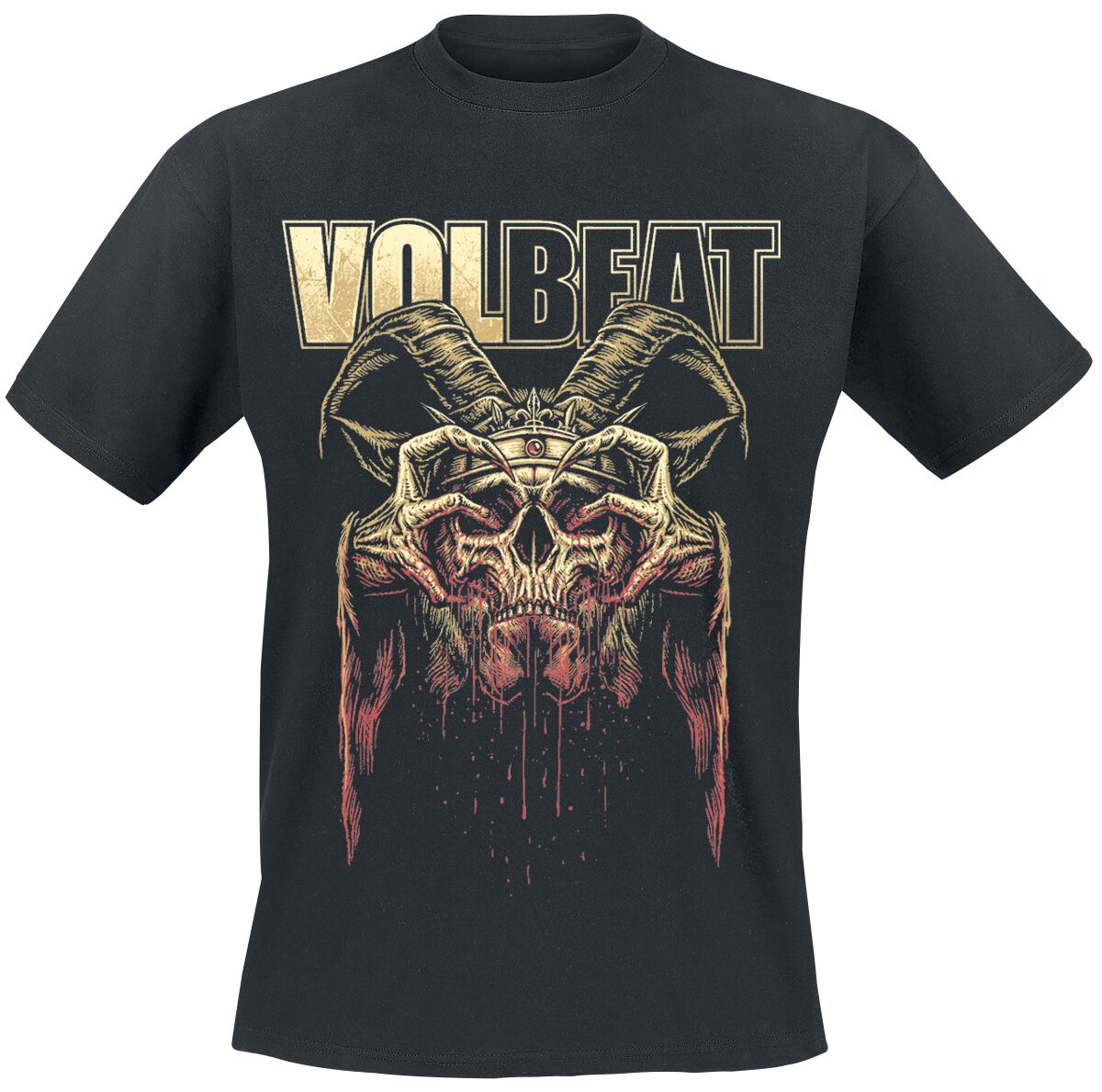 Bleeding Crown Skull | Volbeat T-Shirt Manches courtes