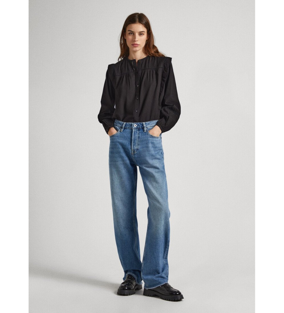 Blusa preta Jaxie da Pepe Jeans