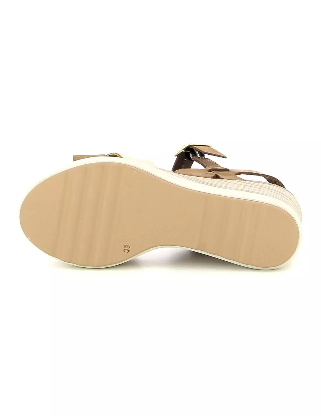 PLAKTON PLANTIO - Sandales & nu-pieds Castagnaoro
