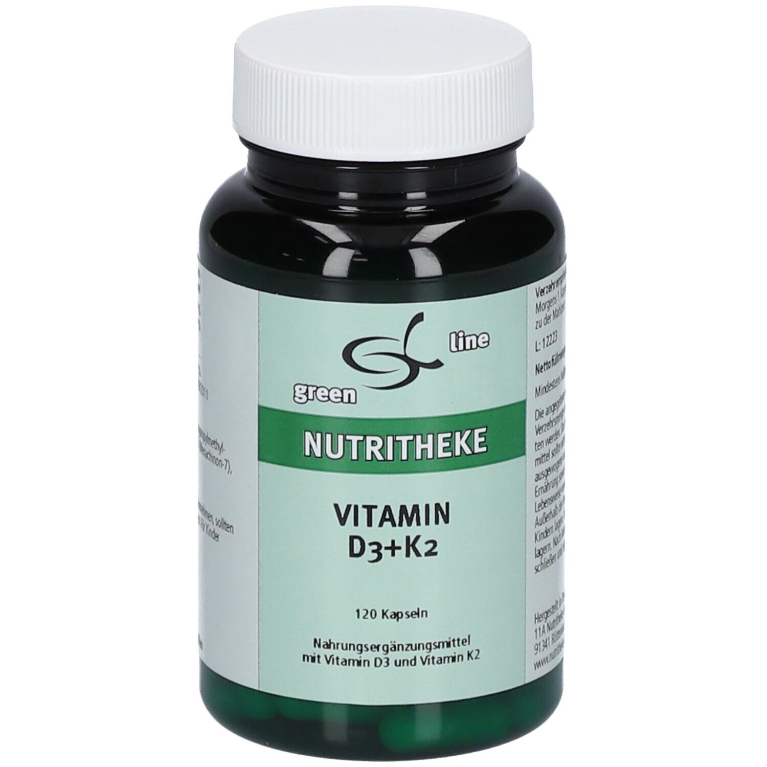 green line NUTRITHEKE Vitamin D3 + K4