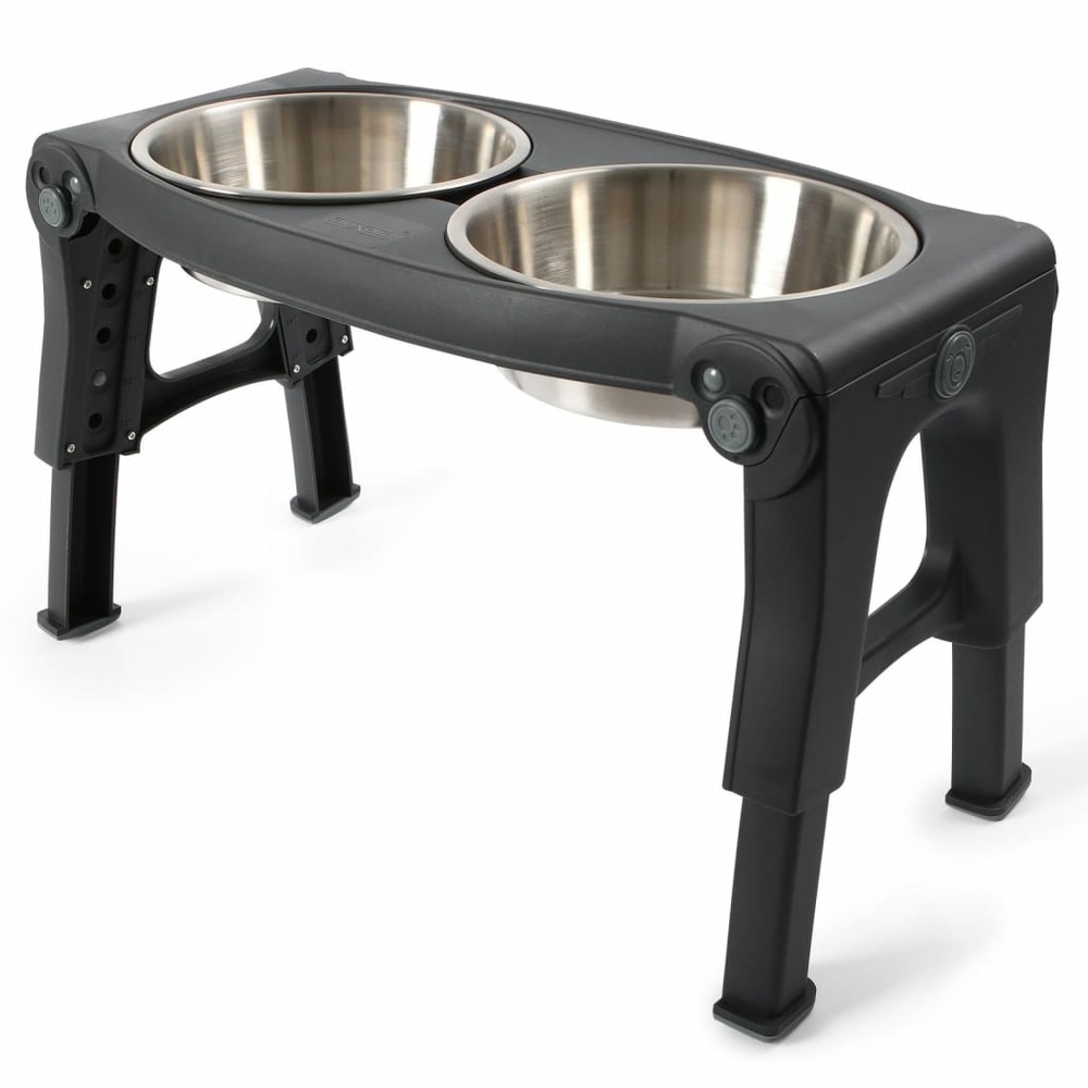 Mangeoire pour animaux de compagnie gris