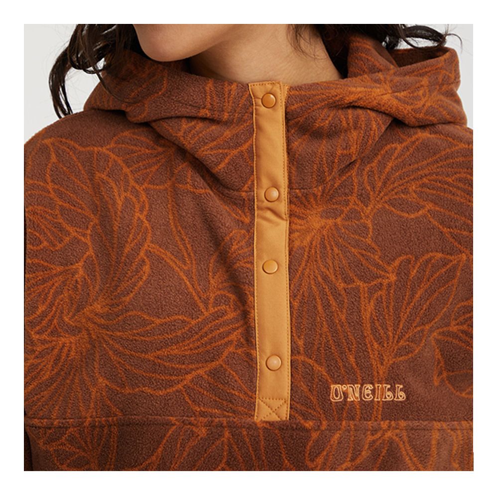 O'Neill SUPERFLEECE - Sweat Femme brown flower