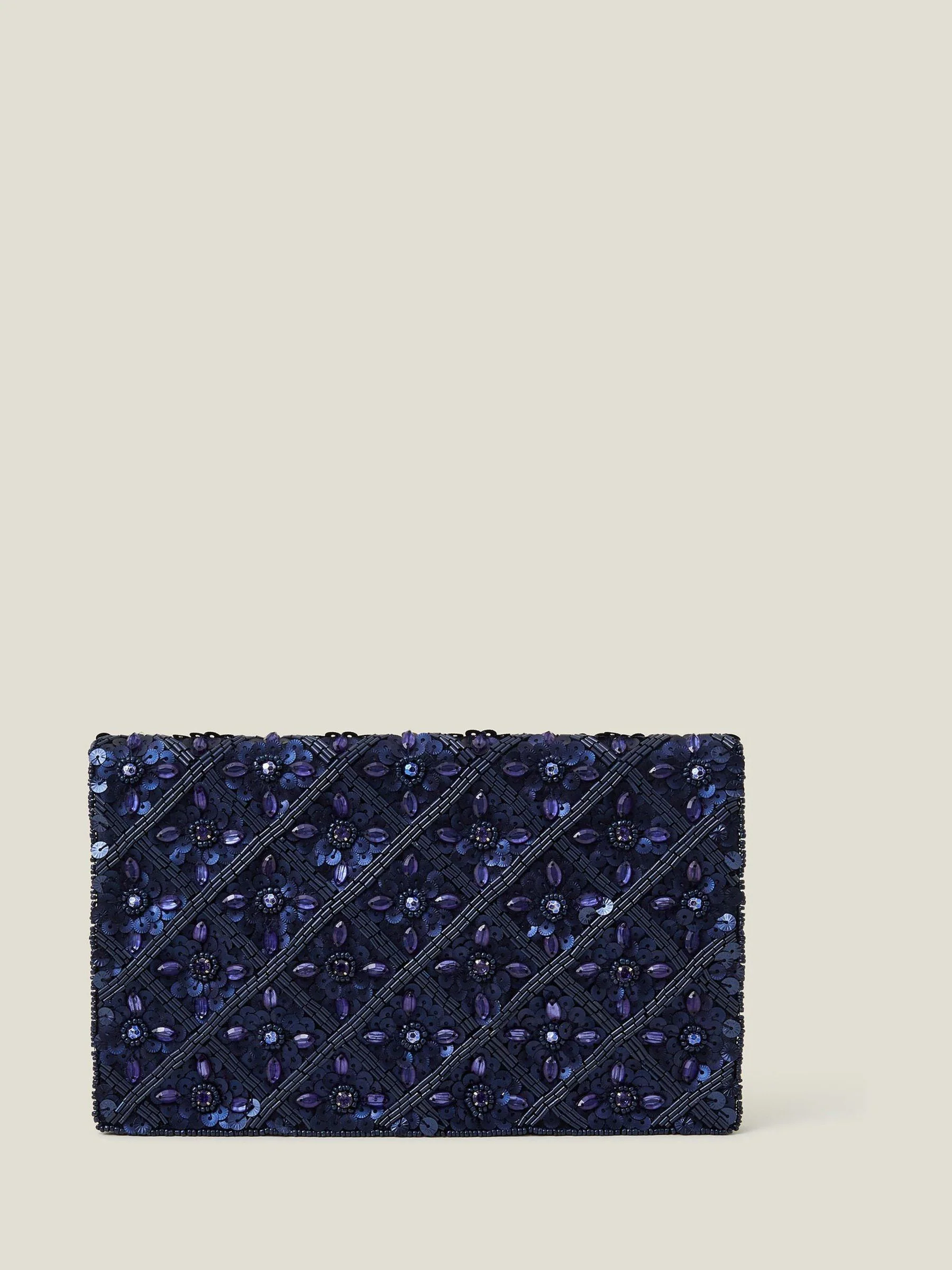 Accessorize Tianna Metallic Clutch tas