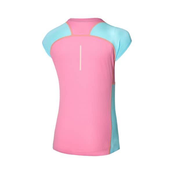 T-shirt running MIZUNO AERO TEE W LILAC CHIFFON