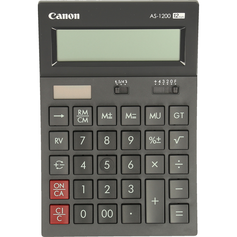 Canon Tischrechner AS-1200, schwarz