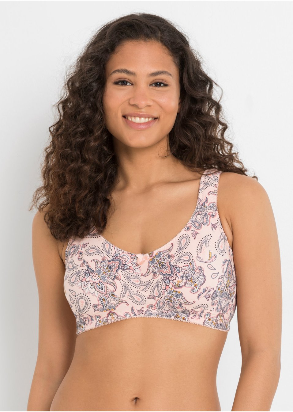 Lot de 3 soutiens-gorge sans armatures avec coton
