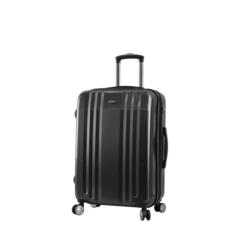 Lot de 3 valises rigides 91603 Extensible 55, 68 et 78 cm Black