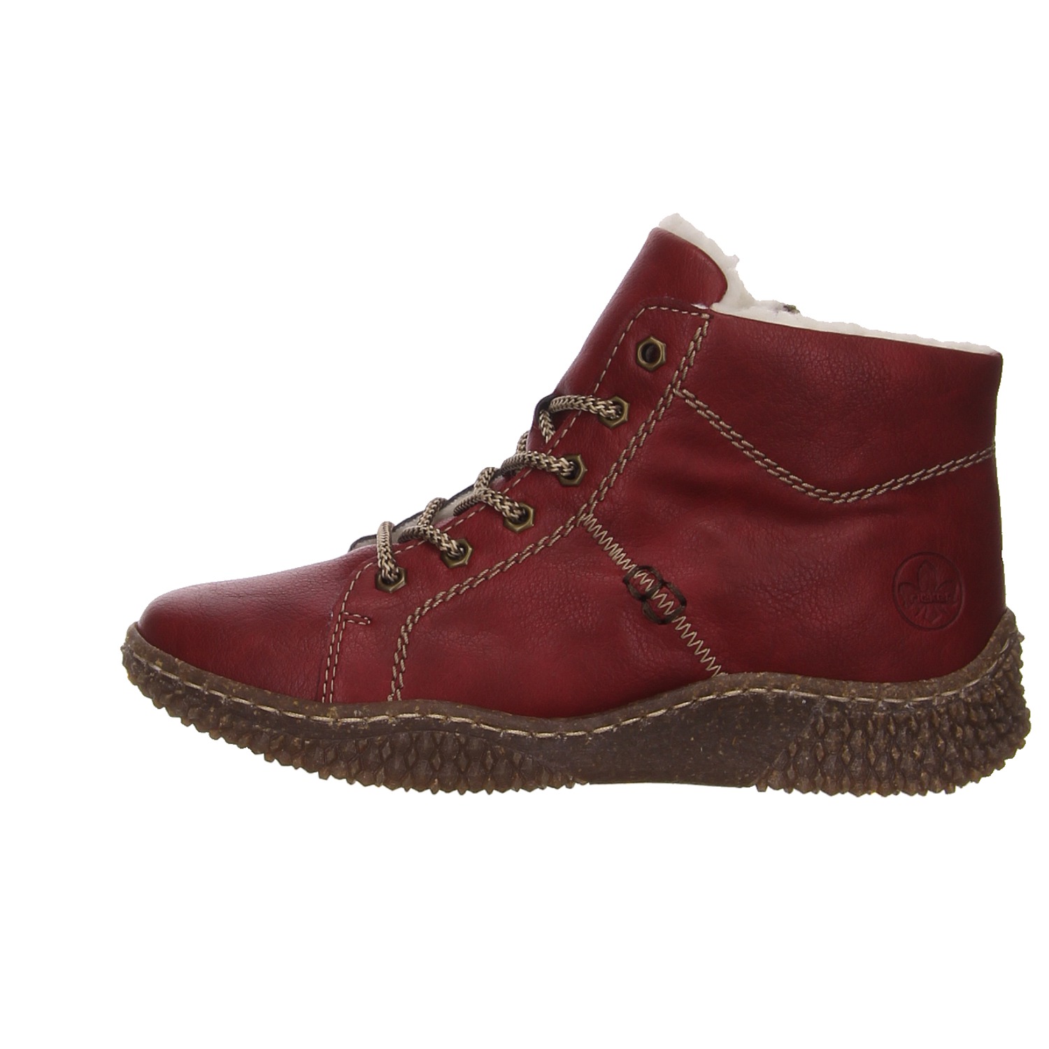Rieker Schnürboots rot rot