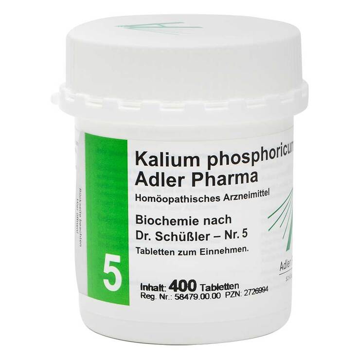 Biochemie Adler 5 Kalium pho, 400 St
