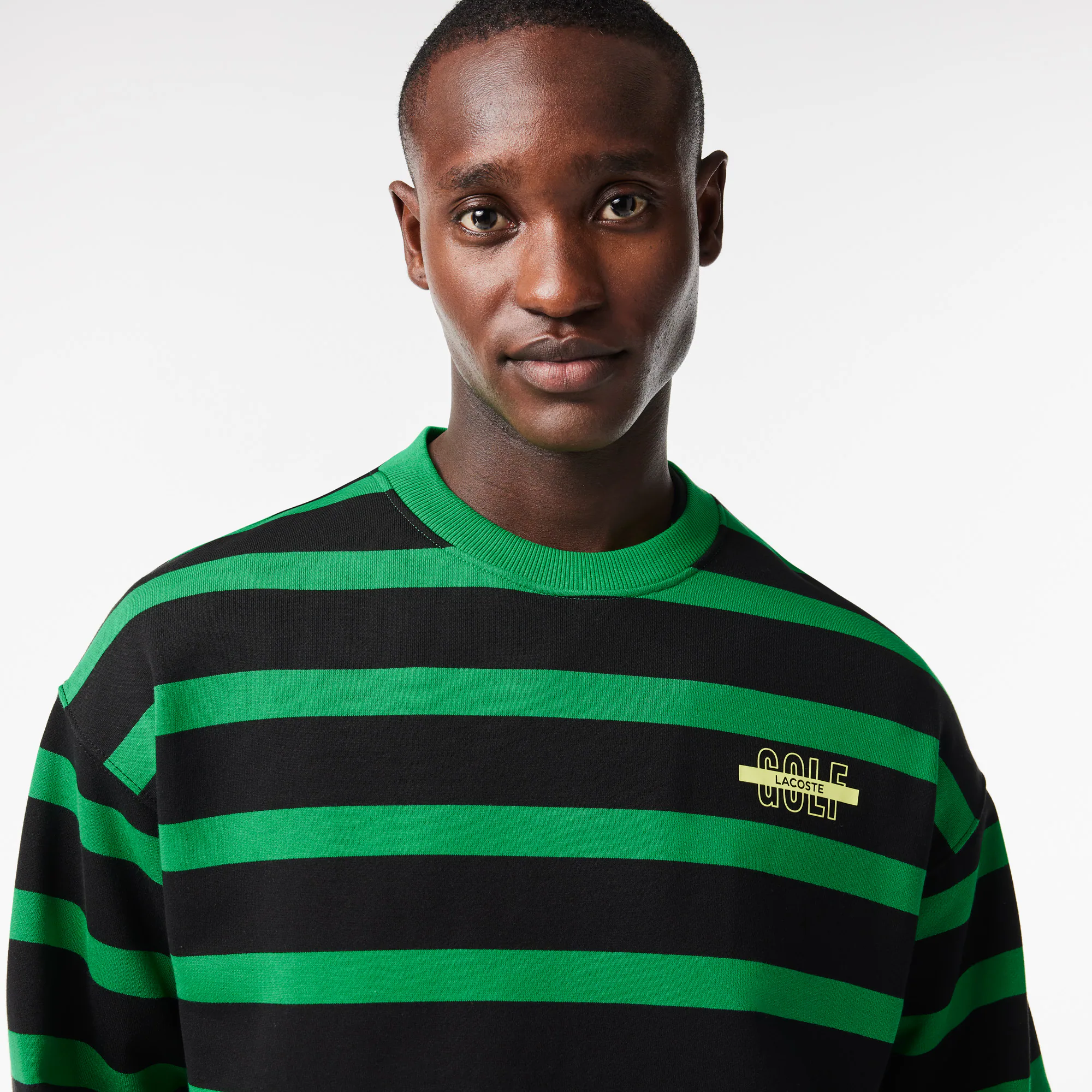 Lockeres Sweatshirt mit 3D-Aufdruck Sweatshirts - Schwarz - Lacoste - Herren