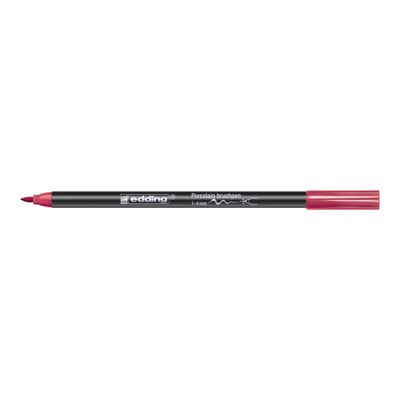 Set de 6 feutres pinceau pour porcelaine Edding 4200 – Couleurs chaudes – Résistants au lave-vaisselle