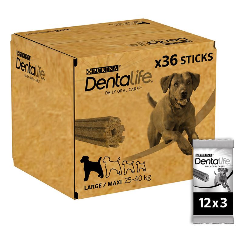 PURINA Dentalife Bâtonnets à mâcher pour grand chien (25-40 kg)