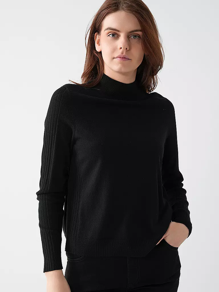 MARC CAIN Pullover schwarz