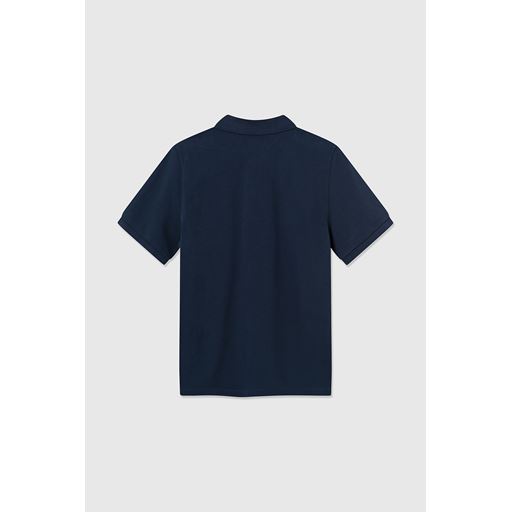 Wood Wood Seb Pique Polo T-shirt, Navy, M