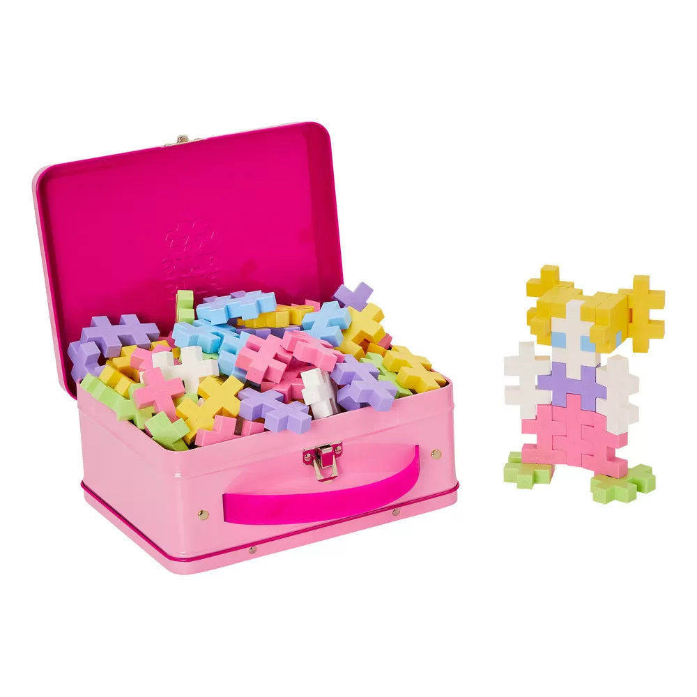 Plus-Plus BIG Metal Suitcase Pastel - 70 stk.
