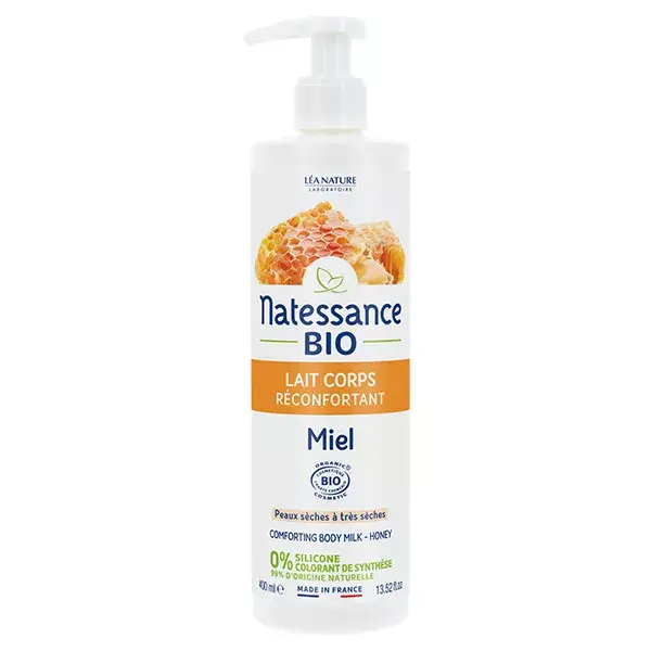 Natessance Bio Lait Corps Miel 400ml