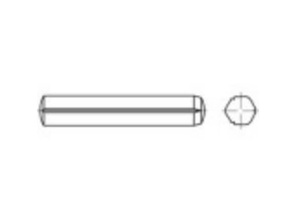 TOOLCRAFT 136250 Zylindersøm (Ø x L) 4 mm x 60 mm Stål 100 stk