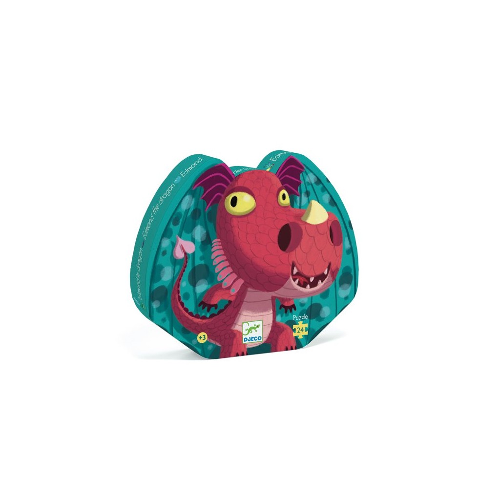 Puzzle Silhouette – Edmond le Dragon – 24 Pièces