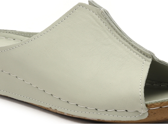 Andrea conti mules et sabots plats femme 0027423 vert