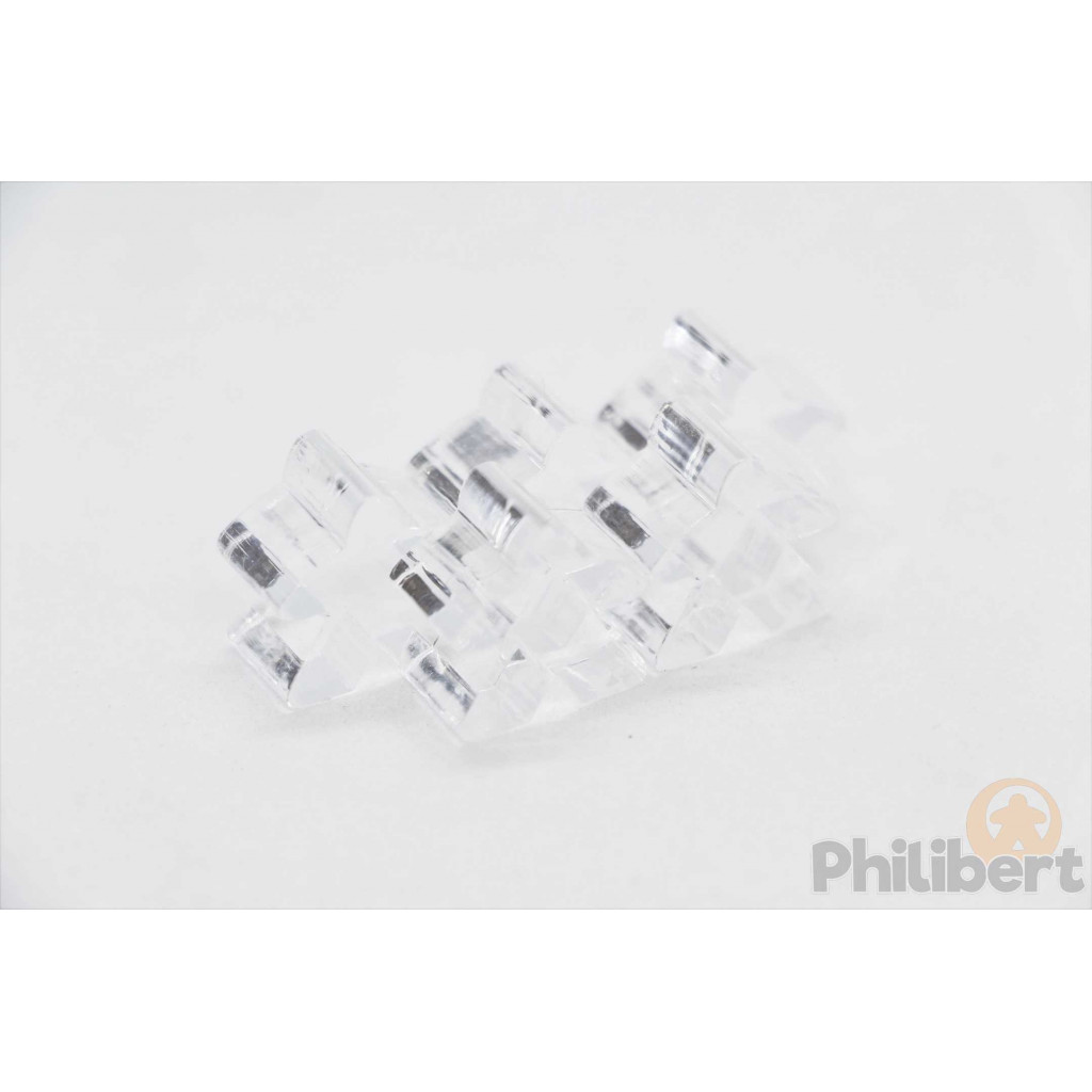 Set de 5 Meeples Transparents