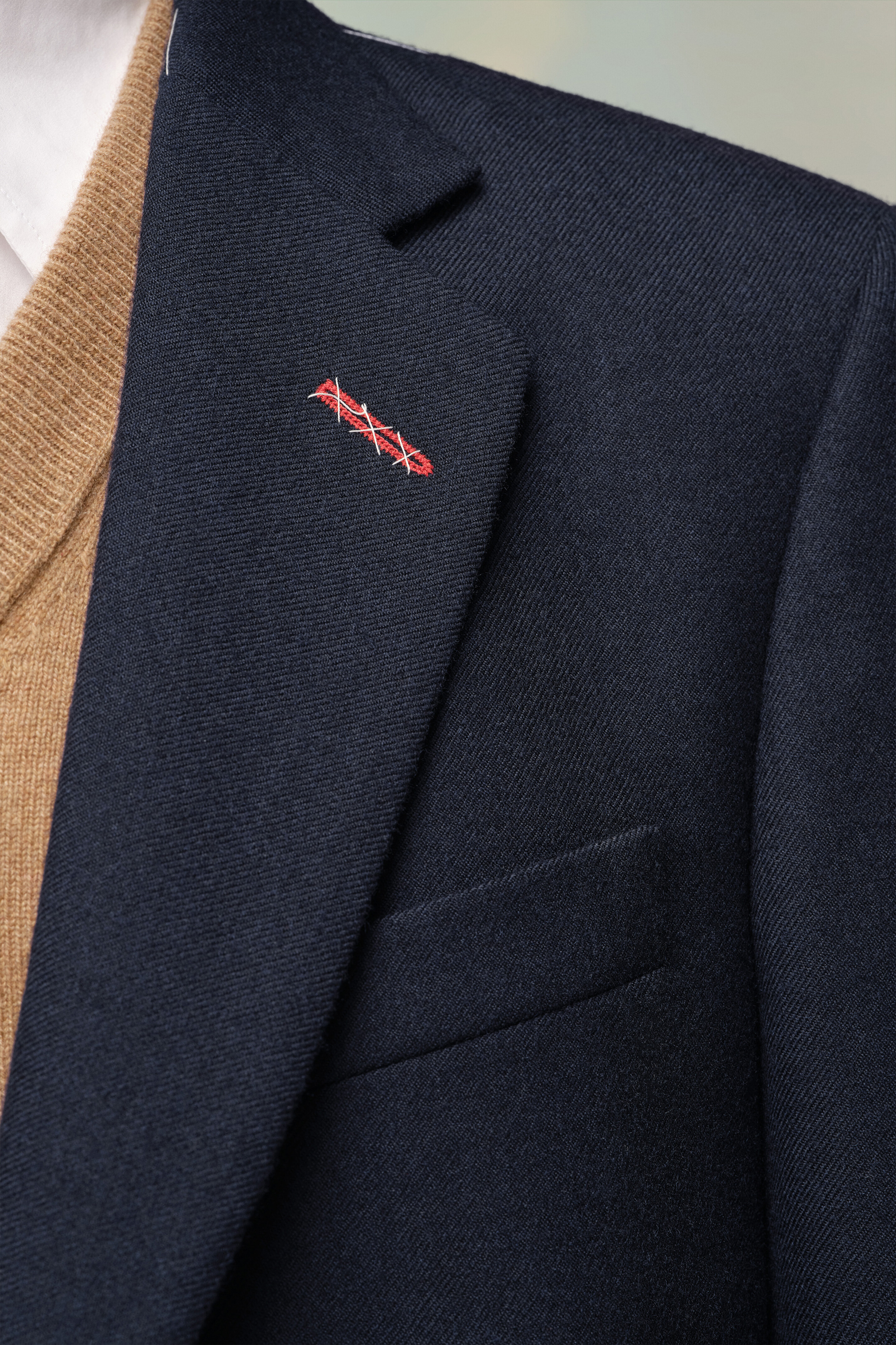 Blazer en laine à boutonnage simple