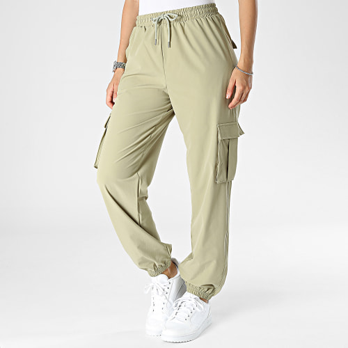 Pantalon Cargo Femme Kirby Vert Kaki Clair