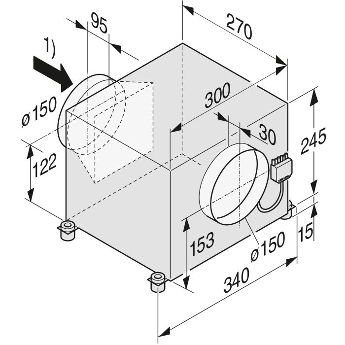 Miele Abluftgebläse ABLG 202